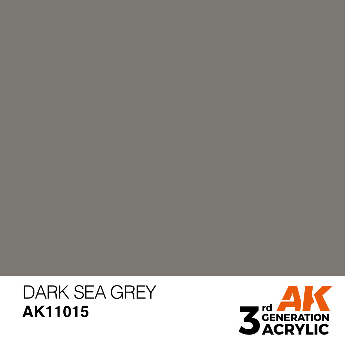Dark Sea Grey 3G Acrylic Paint 17ml Bottle