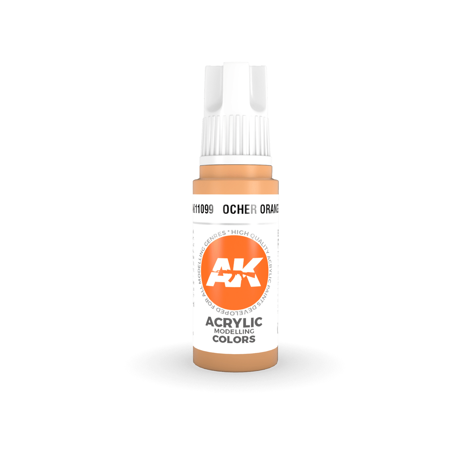 Ocher Orange 3G Acrylic Paint 17ml Bottle